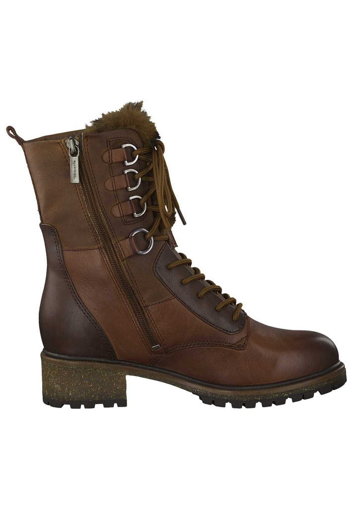 Tamaris Stiefelette Leder/Textil Brandy Warmfutter - surf4shoes