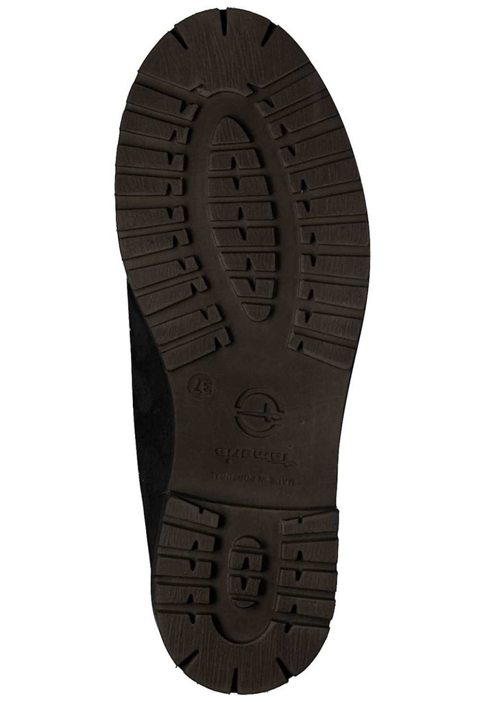 Tamaris Stiefelette Leder Anthrazit Warmfutter - surf4shoes