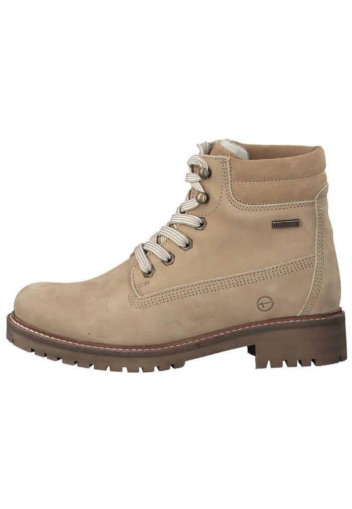 Tamaris Stiefelette Leder Sand Warmfutter - surf4shoes