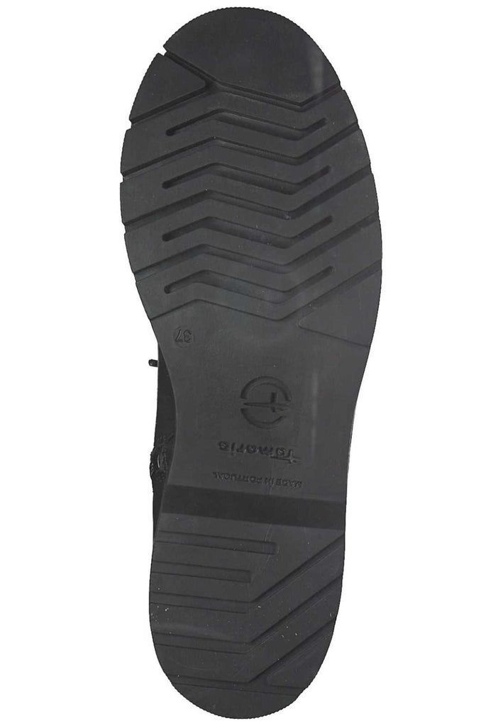 Tamaris Stiefelette Leder Schwarz - surf4shoes