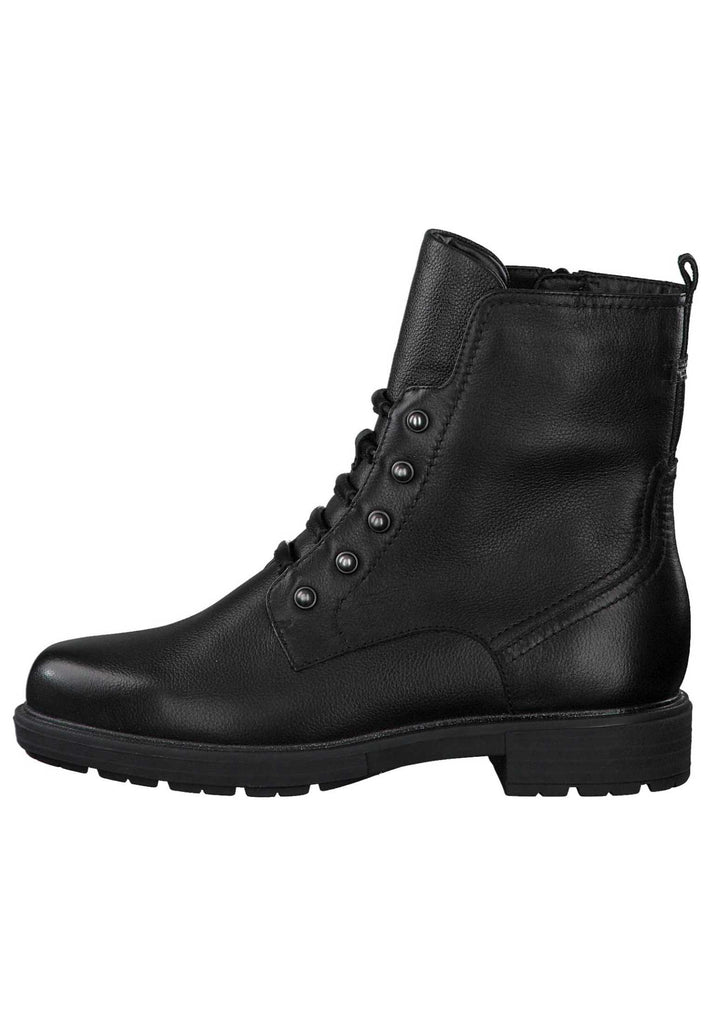 Tamaris Stiefelette Leder Schwarz Warmfutter - surf4shoes