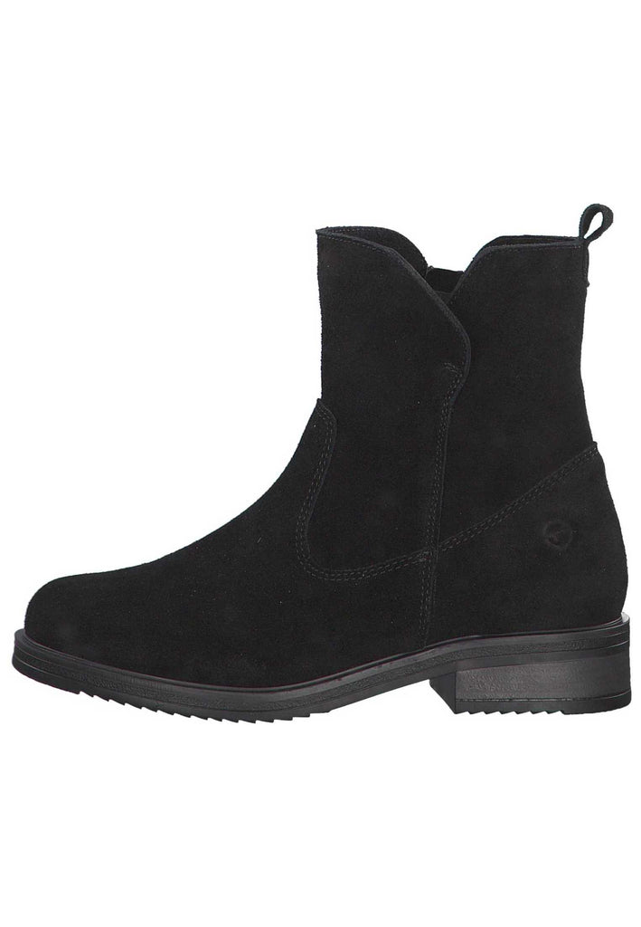 Tamaris Stiefelette Leder Schwarz Warmfutter - surf4shoes