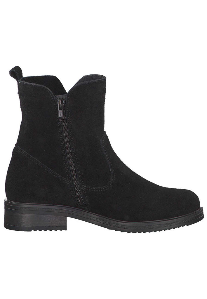 Tamaris Stiefelette Leder Schwarz Warmfutter - surf4shoes