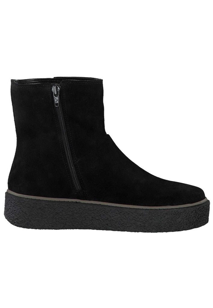 Tamaris Stiefelette Leder Schwarz Warmfutter - surf4shoes