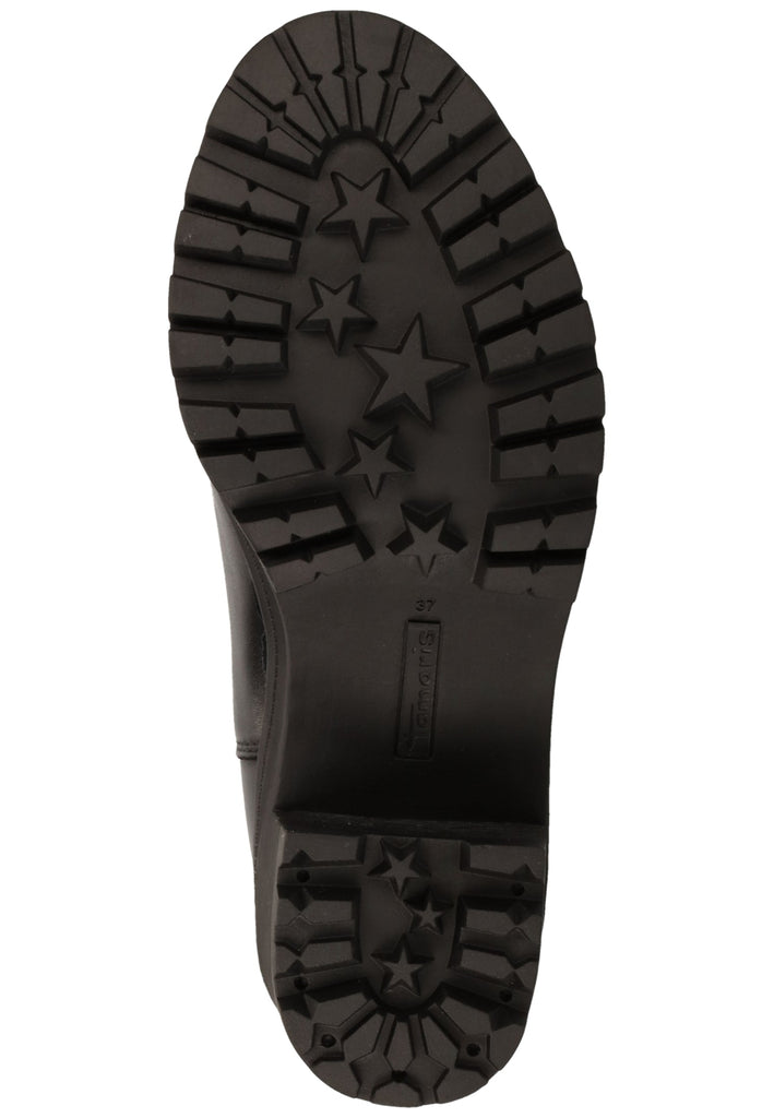 Tamaris Stiefelette Leder/Textil Schwarz - surf4shoes