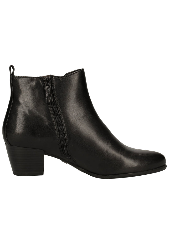 Tamaris Stiefelette Leder Schwarz - surf4shoes
