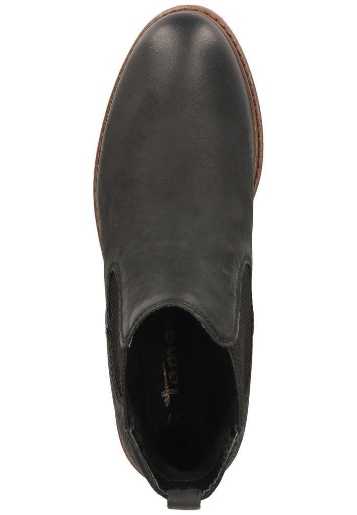 Tamaris Stiefelette Leder/Textil Dunkelblau - surf4shoes