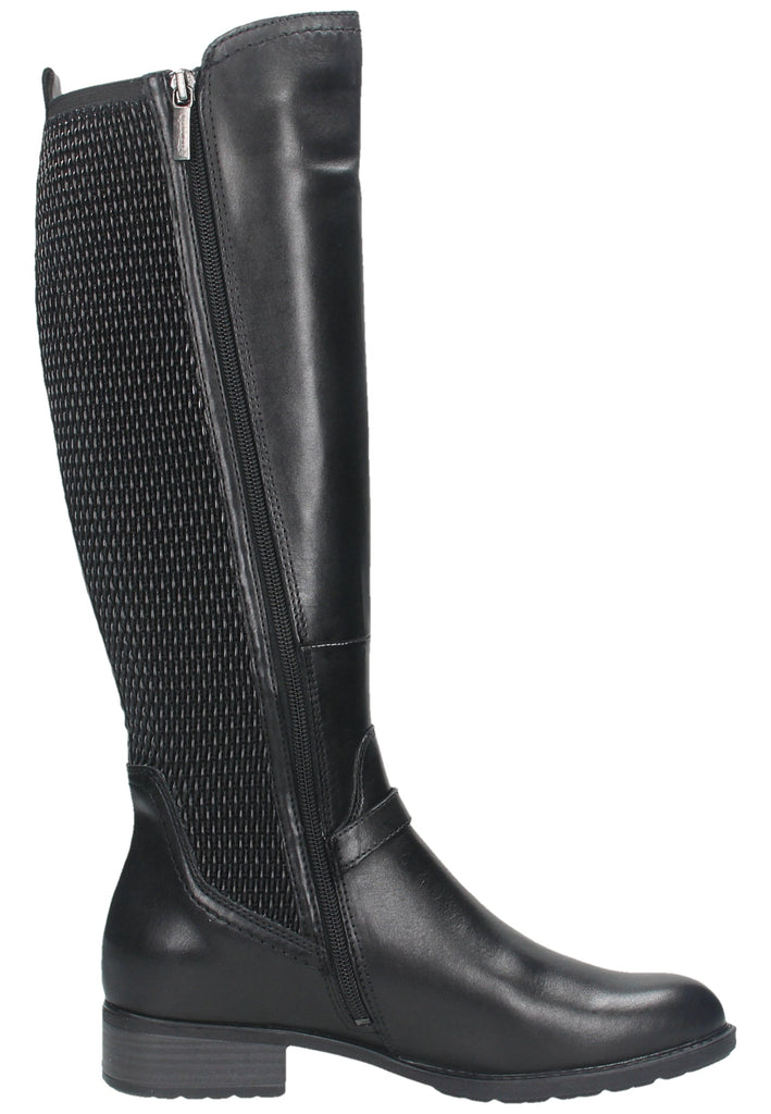 Tamaris Stiefel Leder/Synthetik Schwarz - surf4shoes
