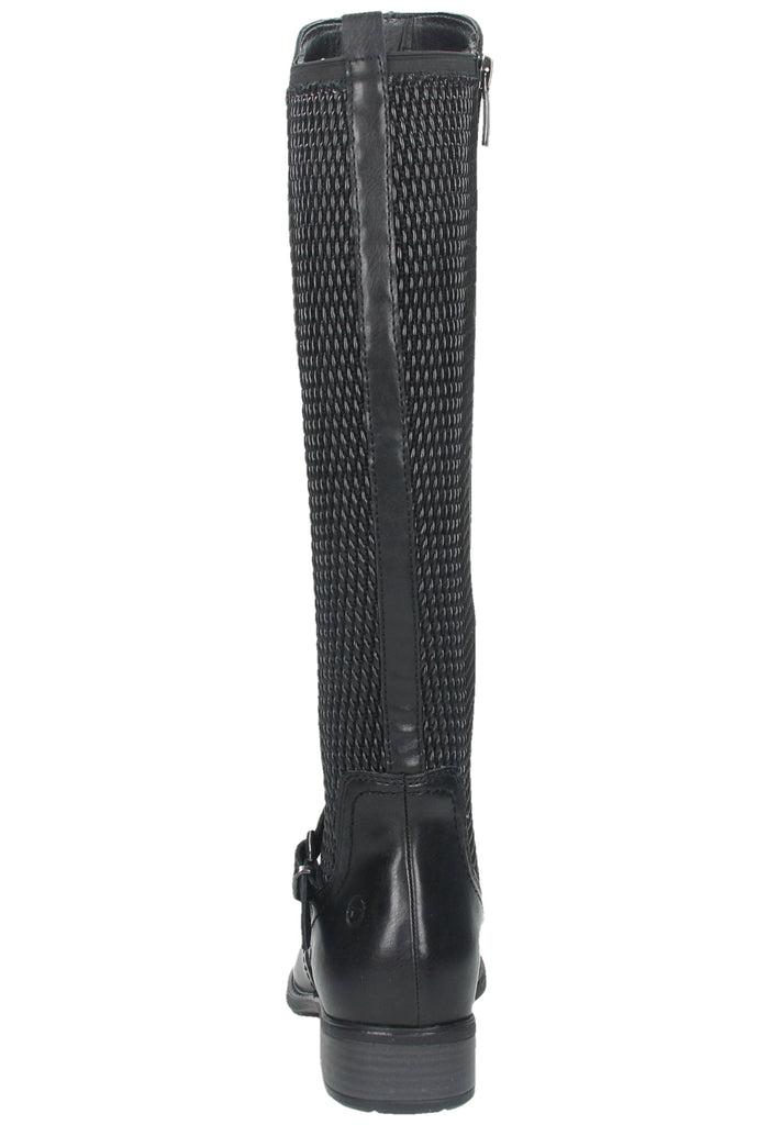 Tamaris Stiefel Leder/Synthetik Schwarz - surf4shoes