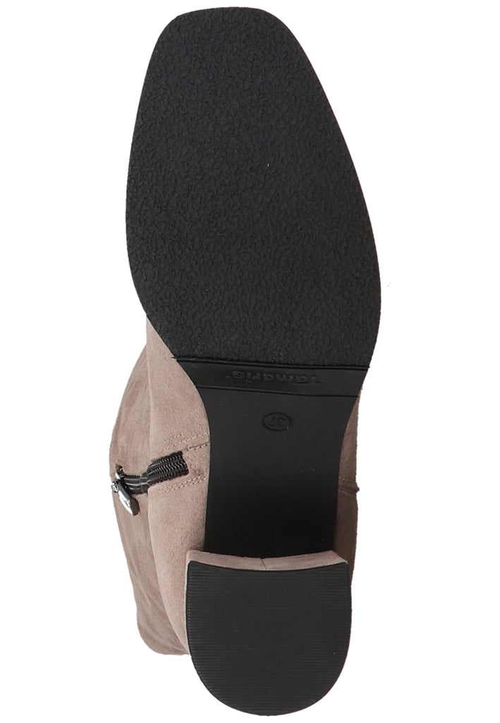 Tamaris Stiefel Veloursleder Grau - surf4shoes