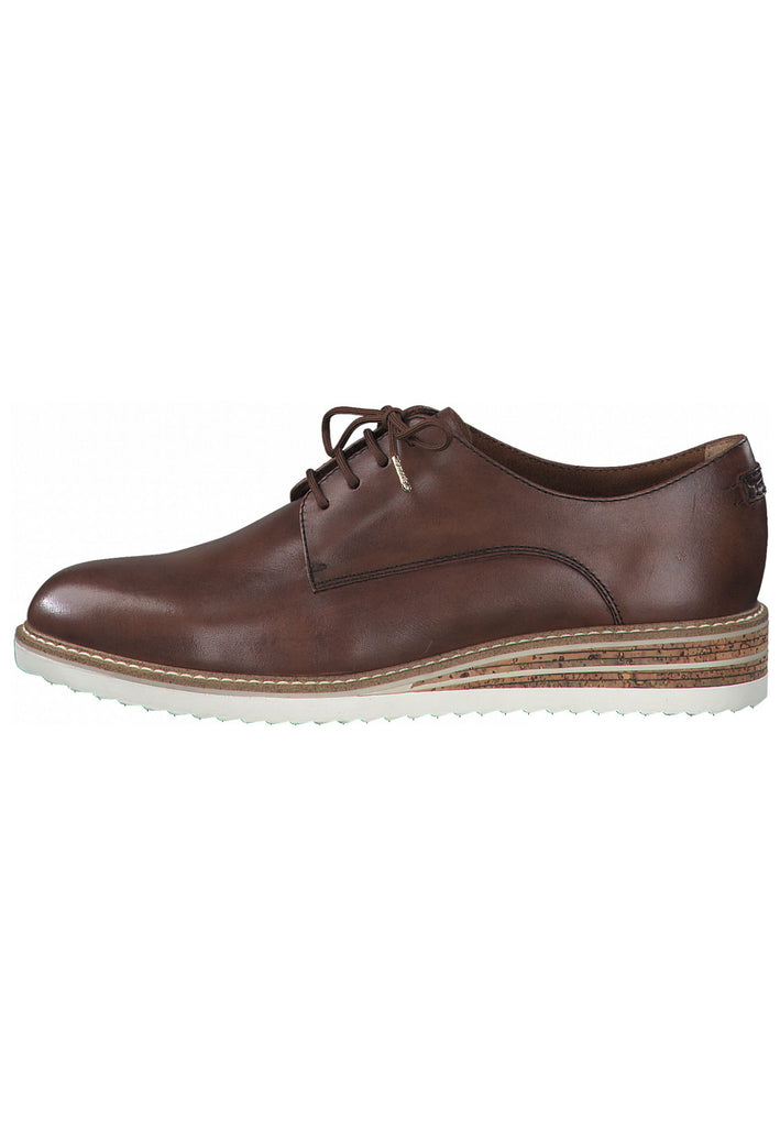 Tamaris Halbschuhe Glattleder Brandy - surf4shoes
