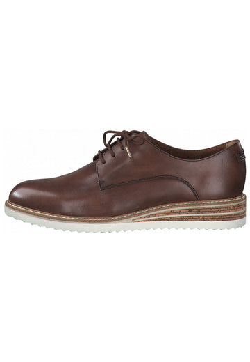 Tamaris Halbschuhe Glattleder Brandy - surf4shoes
