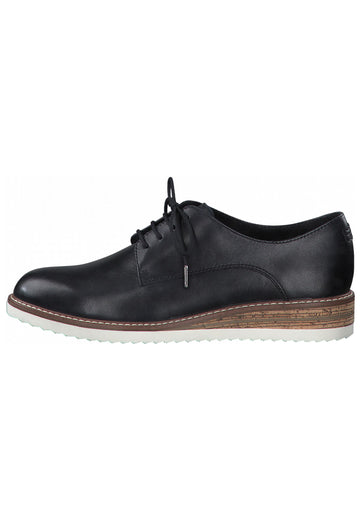 Tamaris Halbschuhe Glattleder Navy - surf4shoes