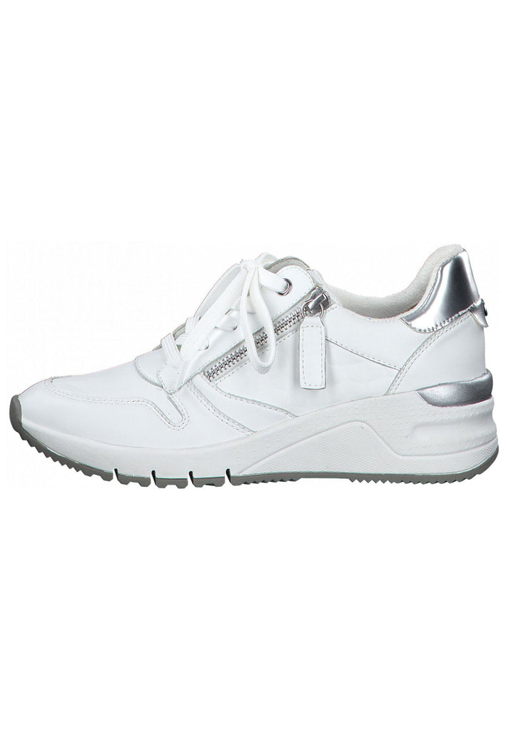 Tamaris Sneaker Lederimitat Weiß - surf4shoes