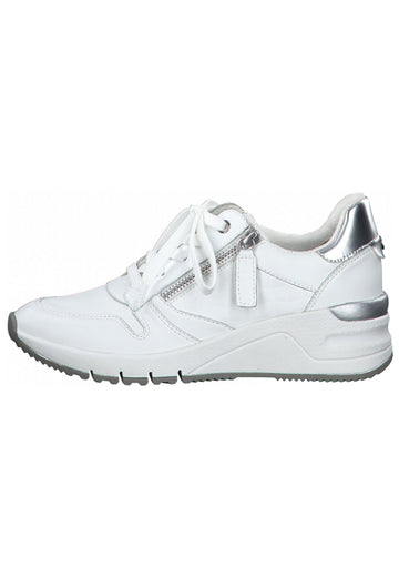 Tamaris Sneaker Lederimitat Weiß - surf4shoes