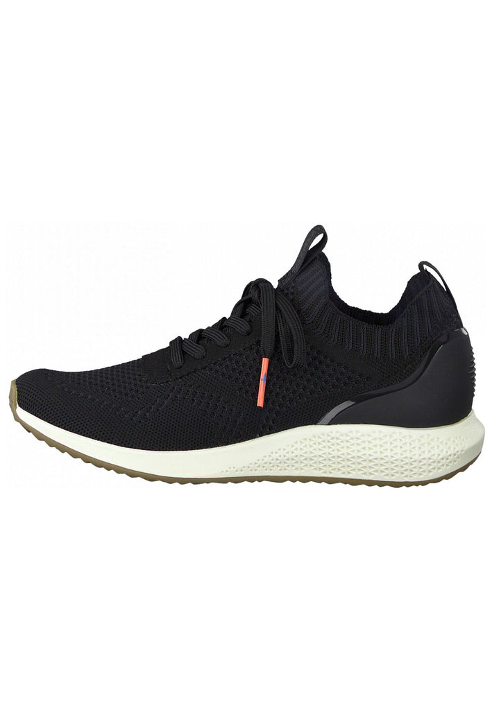 Tamaris Sneaker Lederimitat/Mesh Schwarz - surf4shoes