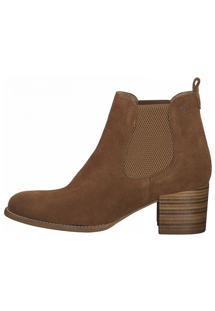 Tamaris Stiefelette Leder Cuoio - surf4shoes