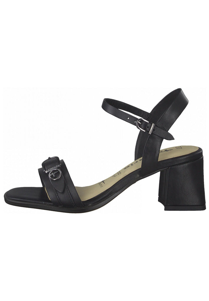 Tamaris Sandalen Leder Schwarz - surf4shoes