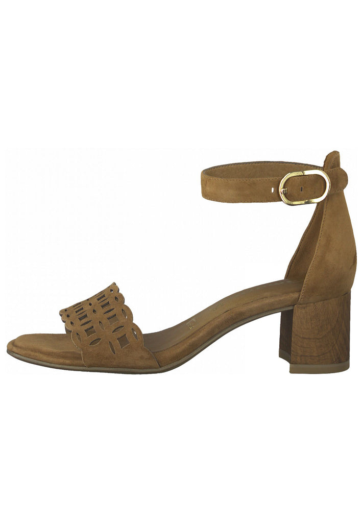 Tamaris Sandalen Leder Cognac - surf4shoes