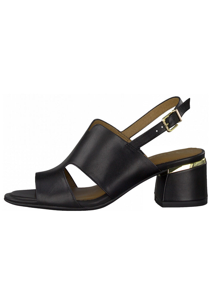 Tamaris Sandalen Glattleder Schwarz - surf4shoes