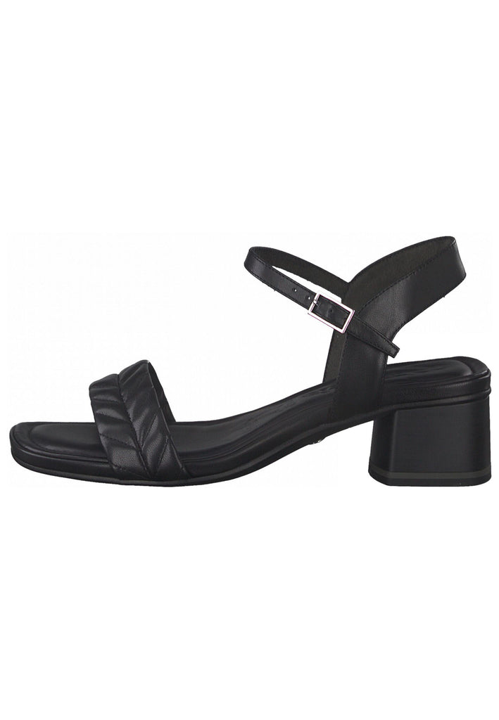 Tamaris Sandalen Leder Schwarz - surf4shoes