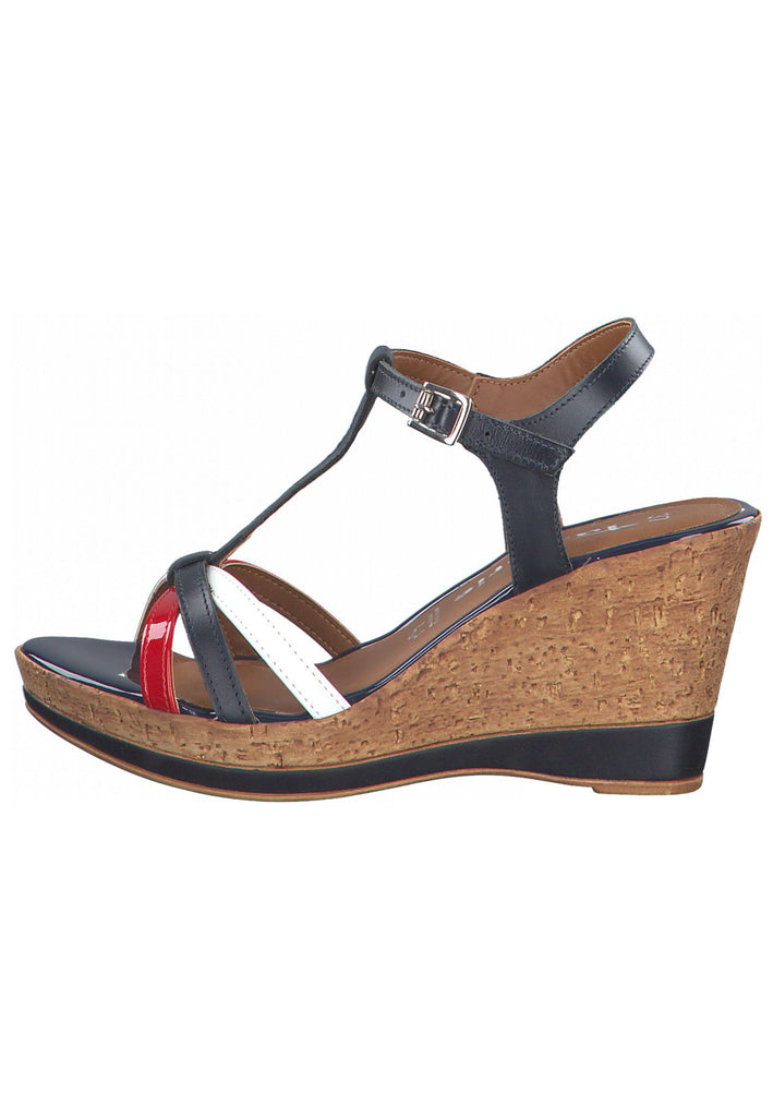 Tamaris Sandalen Leder/Synthetik Navy - surf4shoes