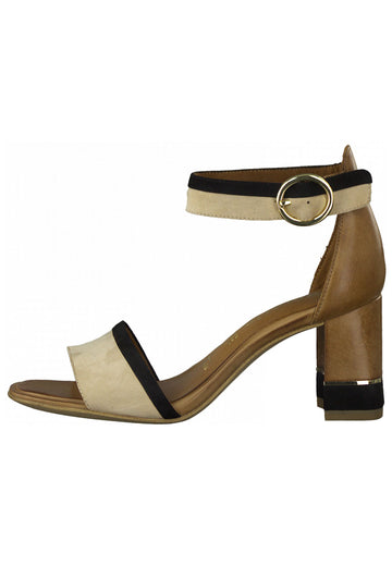 Tamaris Sandalen Leder Cognac - surf4shoes