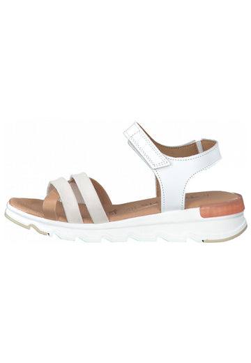Tamaris Sandalen Leder Weiß kombi - surf4shoes