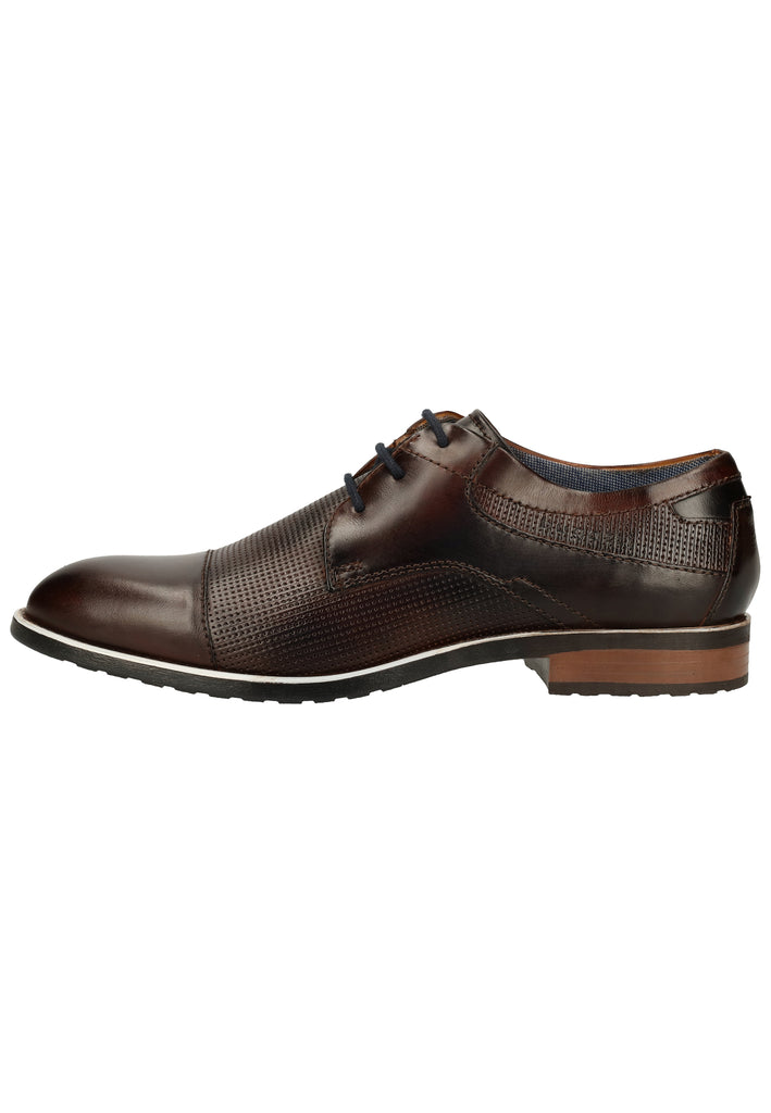 Bugatti Businessschuhe Nubukleder Braun - surf4shoes