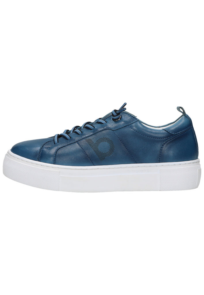 Bugatti Sneaker Glattleder Mittelblau - surf4shoes