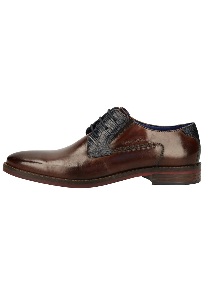 Bugatti Businessschuhe Nubukleder Brown - surf4shoes