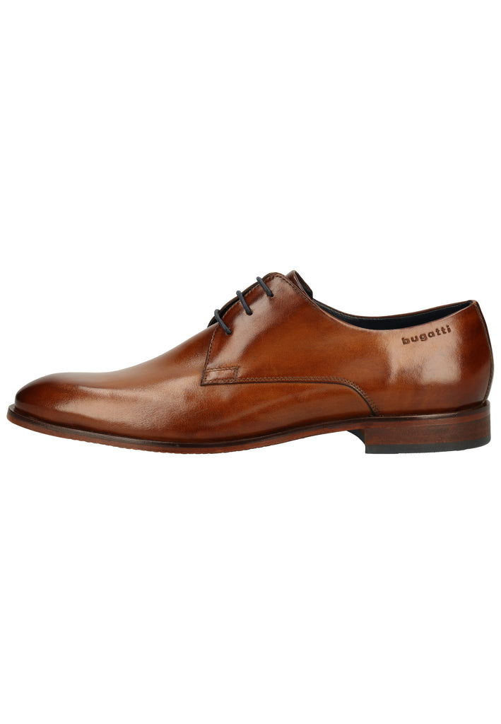 Bugatti Businessschuhe Nappaleder Dark Brown - surf4shoes