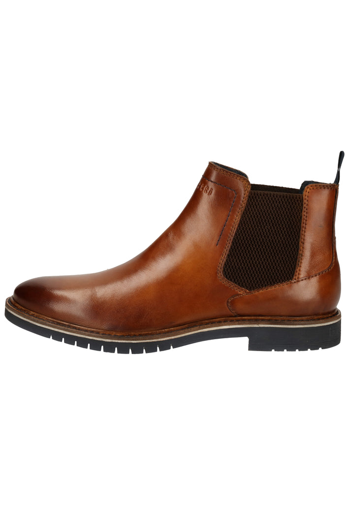 Bugatti Stiefelette Leder Cognac - surf4shoes