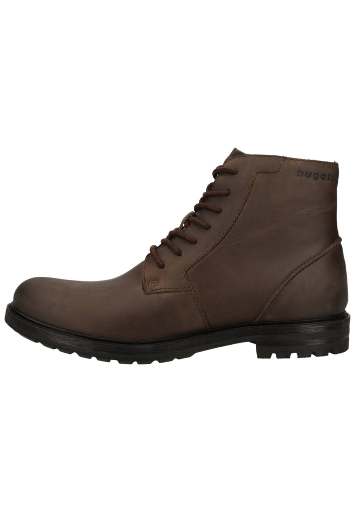 Bugatti Stiefelette Glattleder Dunkelgrau - surf4shoes