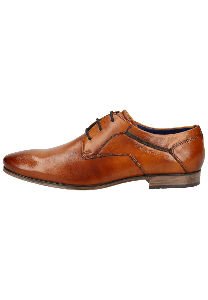 Bugatti Businessschuhe Glattleder Cognac - surf4shoes