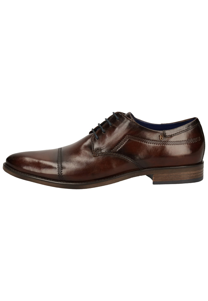 Bugatti Businessschuhe Glattleder Braun - surf4shoes