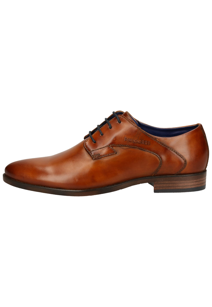 Bugatti Halbschuhe Leder Cognac - surf4shoes