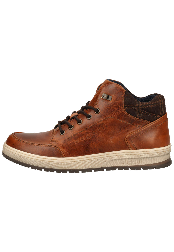 Bugatti Sneaker Glattleder Cognac Warmfutter - surf4shoes