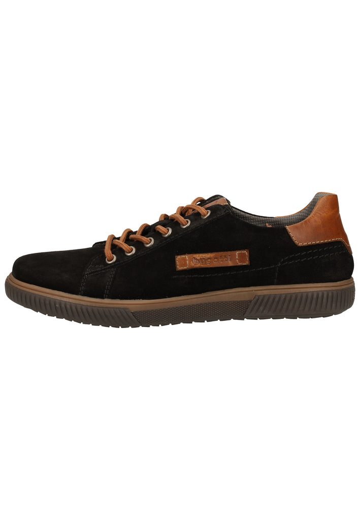 Bugatti Sneaker Veloursleder Schwarz - surf4shoes