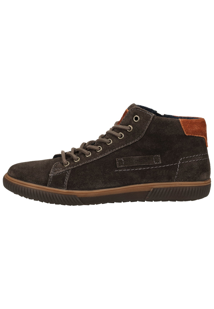 Bugatti Halbschuhe Veloursleder Dunkelgrau - surf4shoes