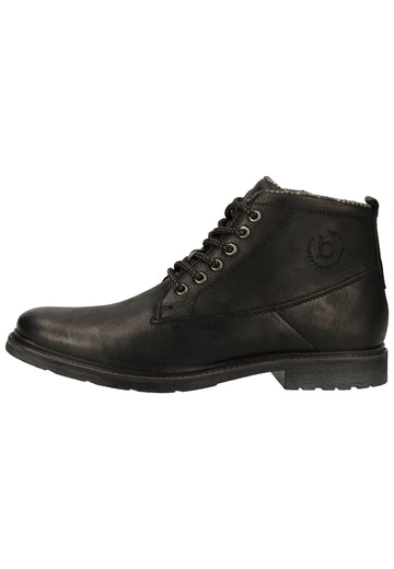 Bugatti Stiefelette Glattleder Schwarz - surf4shoes