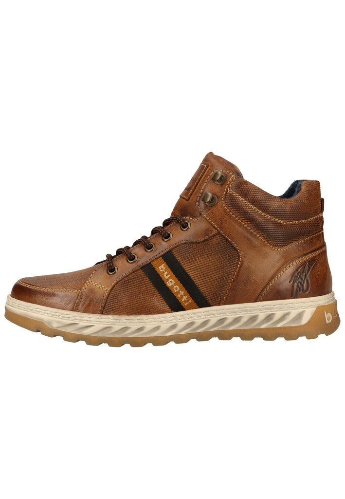Bugatti Sneaker Glattleder Cognac Warmfutter - surf4shoes