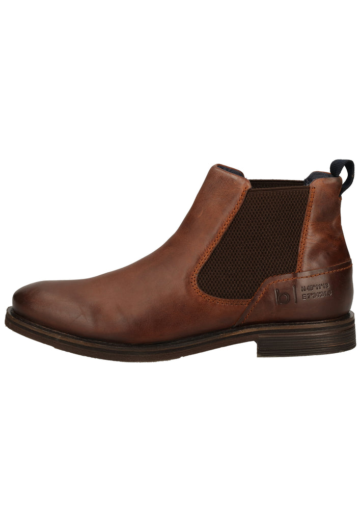 Bugatti Stiefelette Nappaleder Brown - surf4shoes