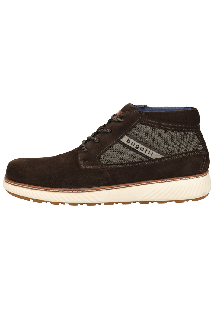 Bugatti Halbschuhe Veloursleder Dunkelgrau - surf4shoes