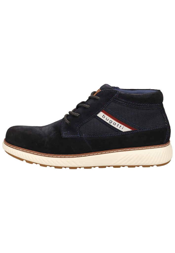 Bugatti Halbschuhe Veloursleder Dark Blue - surf4shoes