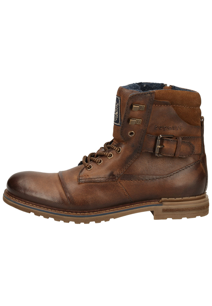 Bugatti Stiefelette Glattleder Dark Brown Warmfutter - surf4shoes