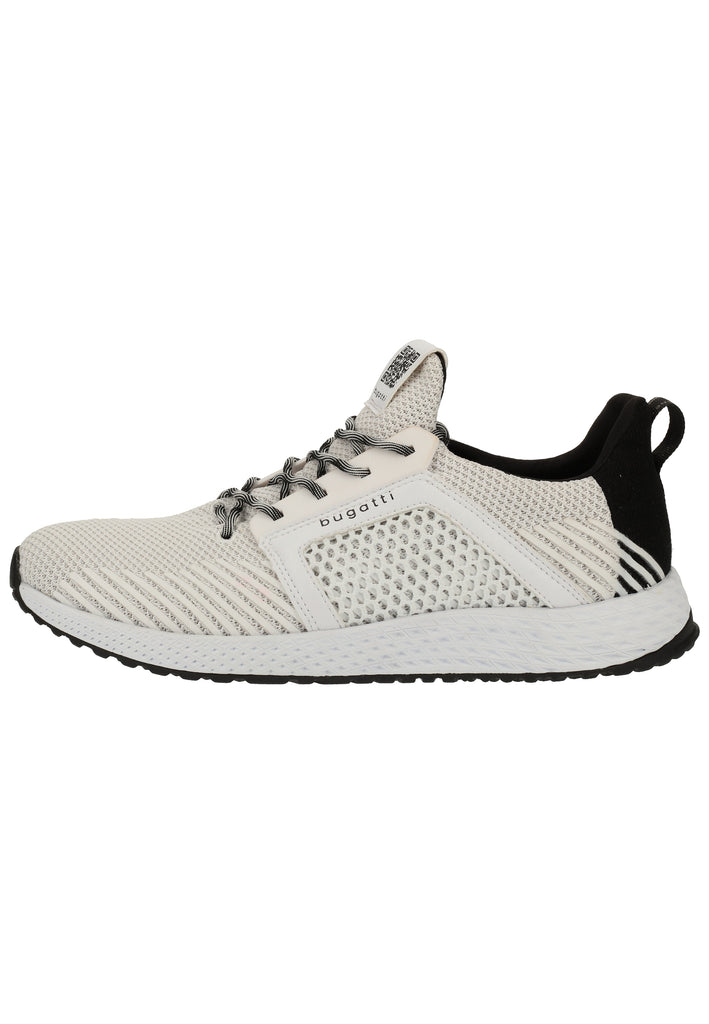 Bugatti Sneaker Textil Weiß/Grau - surf4shoes