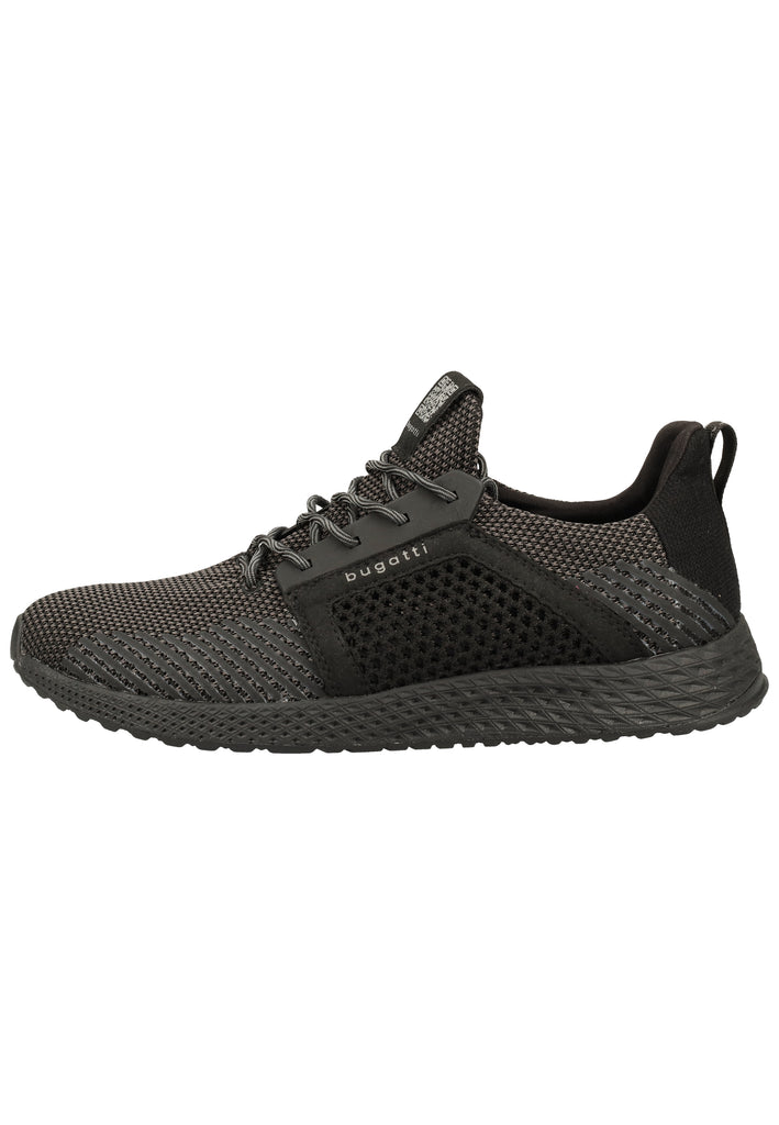 Bugatti Sneaker Textil Schwarz/Grau - surf4shoes