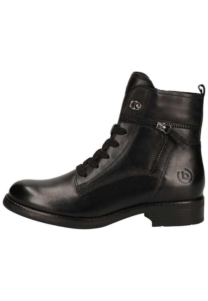 Bugatti Stiefelette Nappaleder Schwarz - surf4shoes