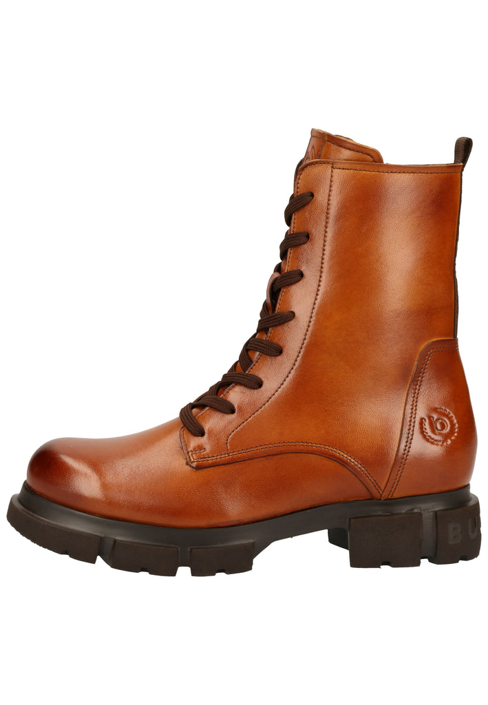 Bugatti Stiefelette Glattleder Cognac - surf4shoes